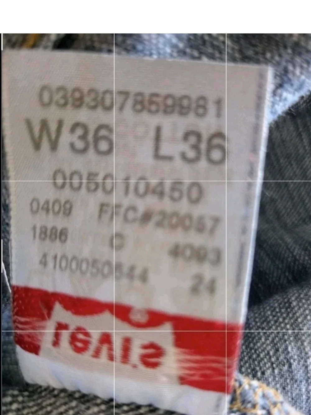 Vintage Levi's 501 Men's 36x36 Straight Leg Button Fly Jeans 2009 Y2k
